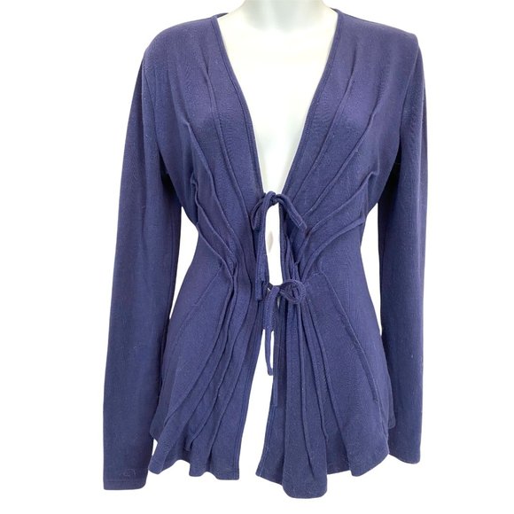 Venus Navy Coverup Cardigan - Size Small - Picture 1 of 3